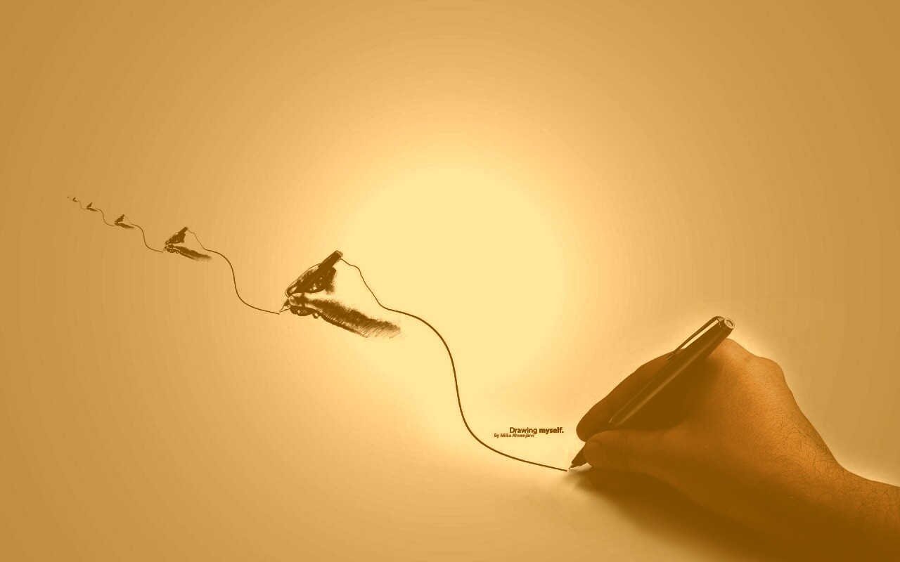 Рисунок - рекурсия обои