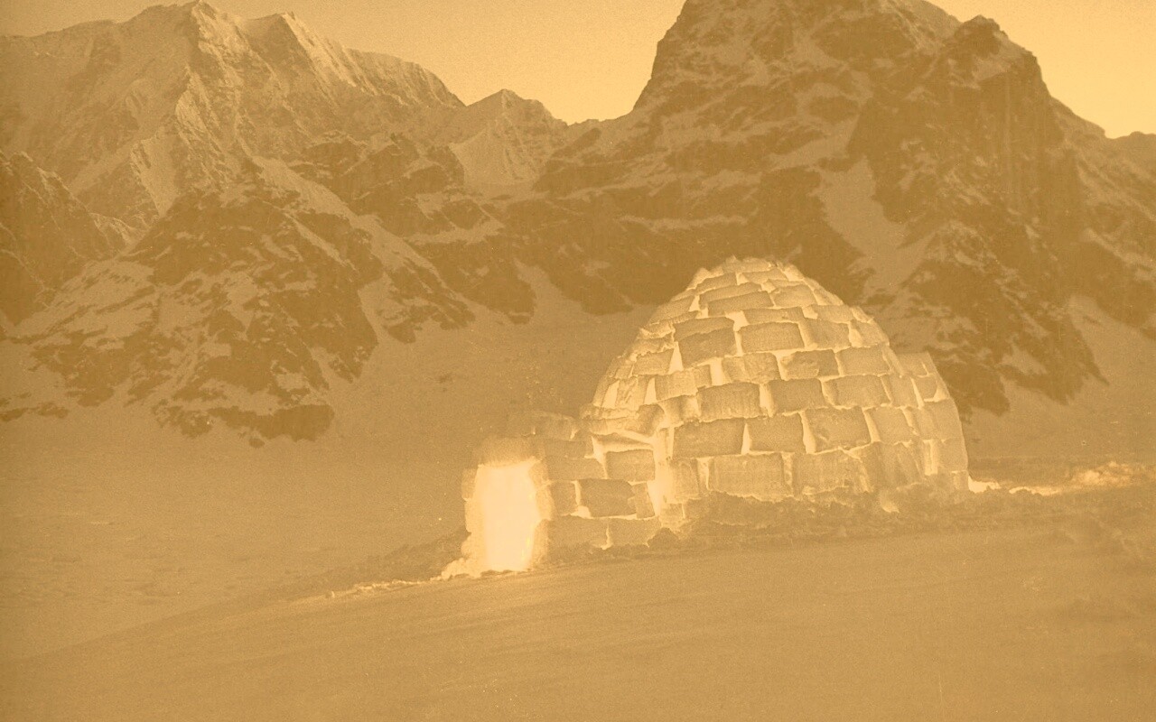 Иглу изо льда обои