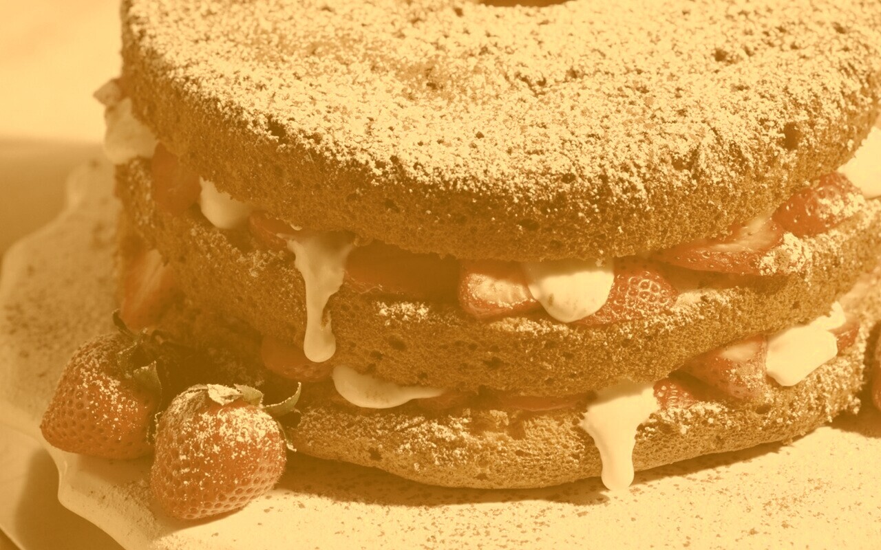 Десерт с фруктами обои