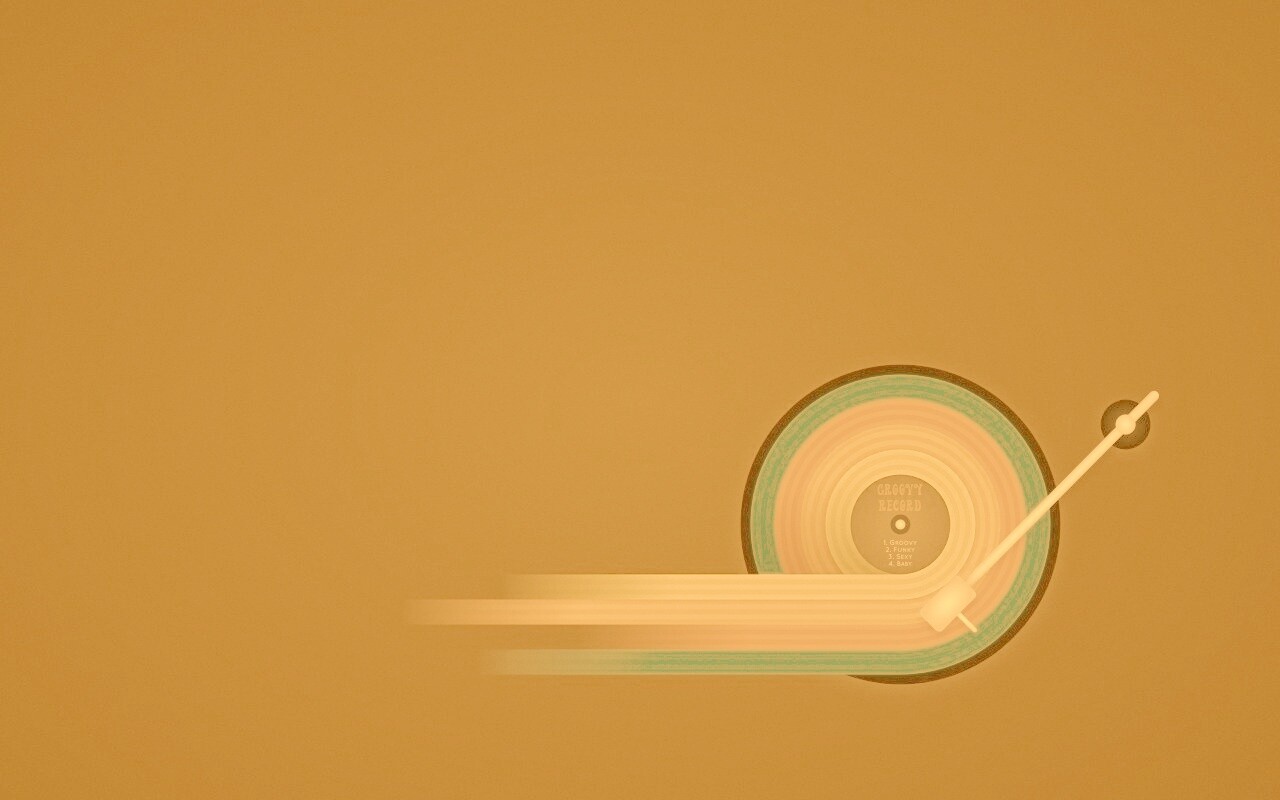 Пластинка в стиле минимализма обои