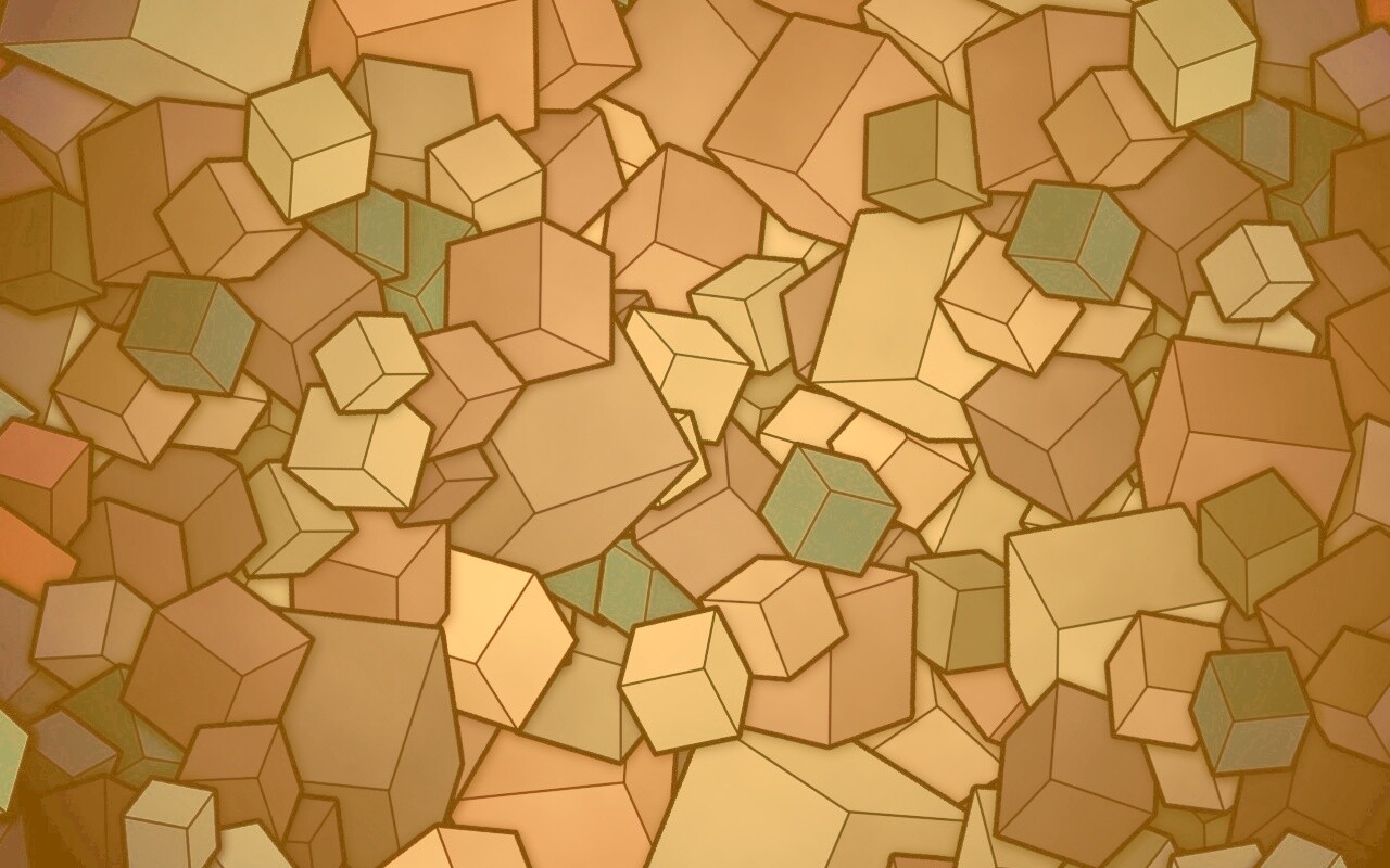 Кубики обои