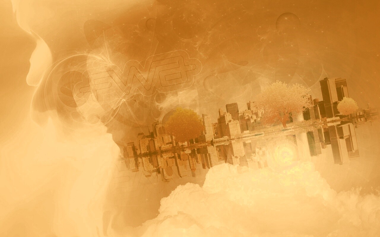 Абстрактный город обои