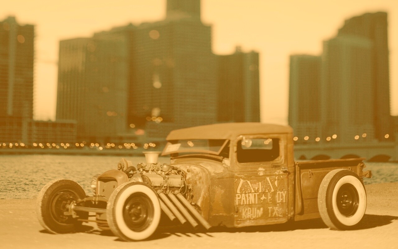 Ретро пикап обои