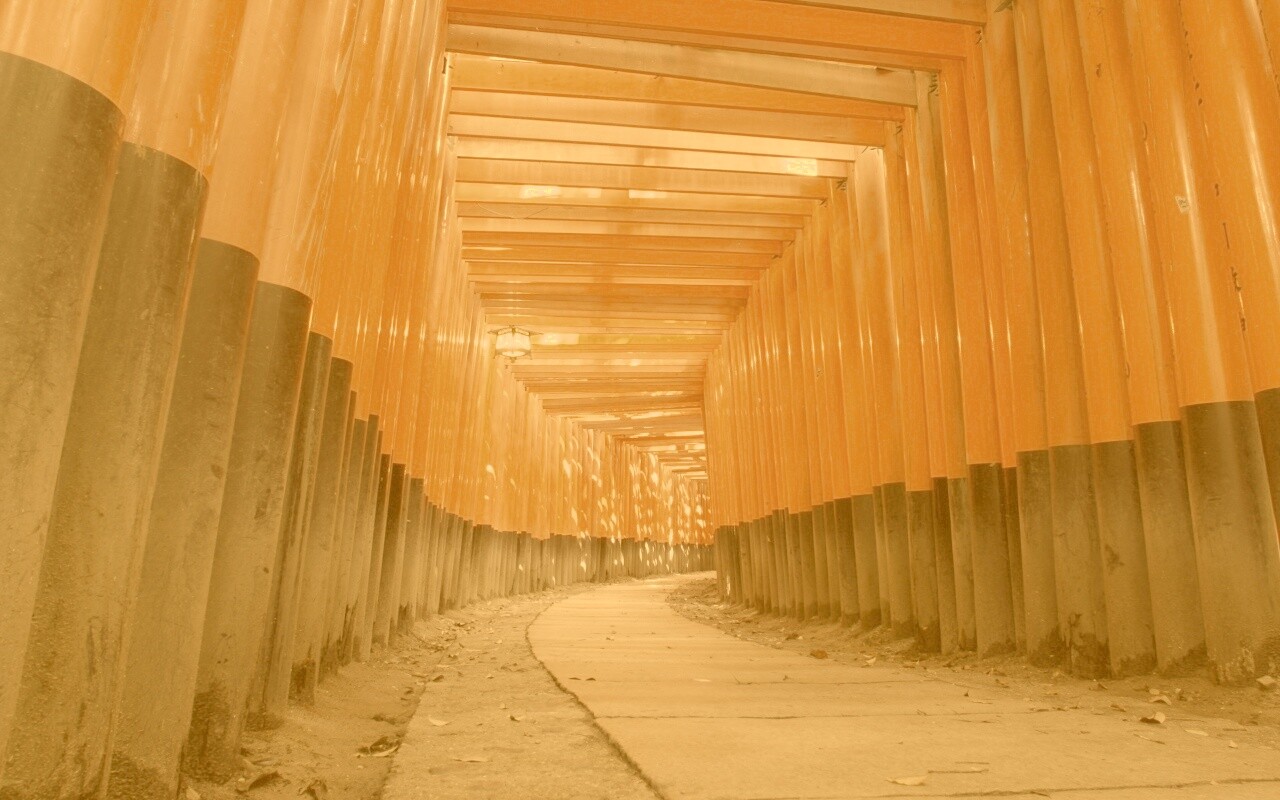 Японский храм обои