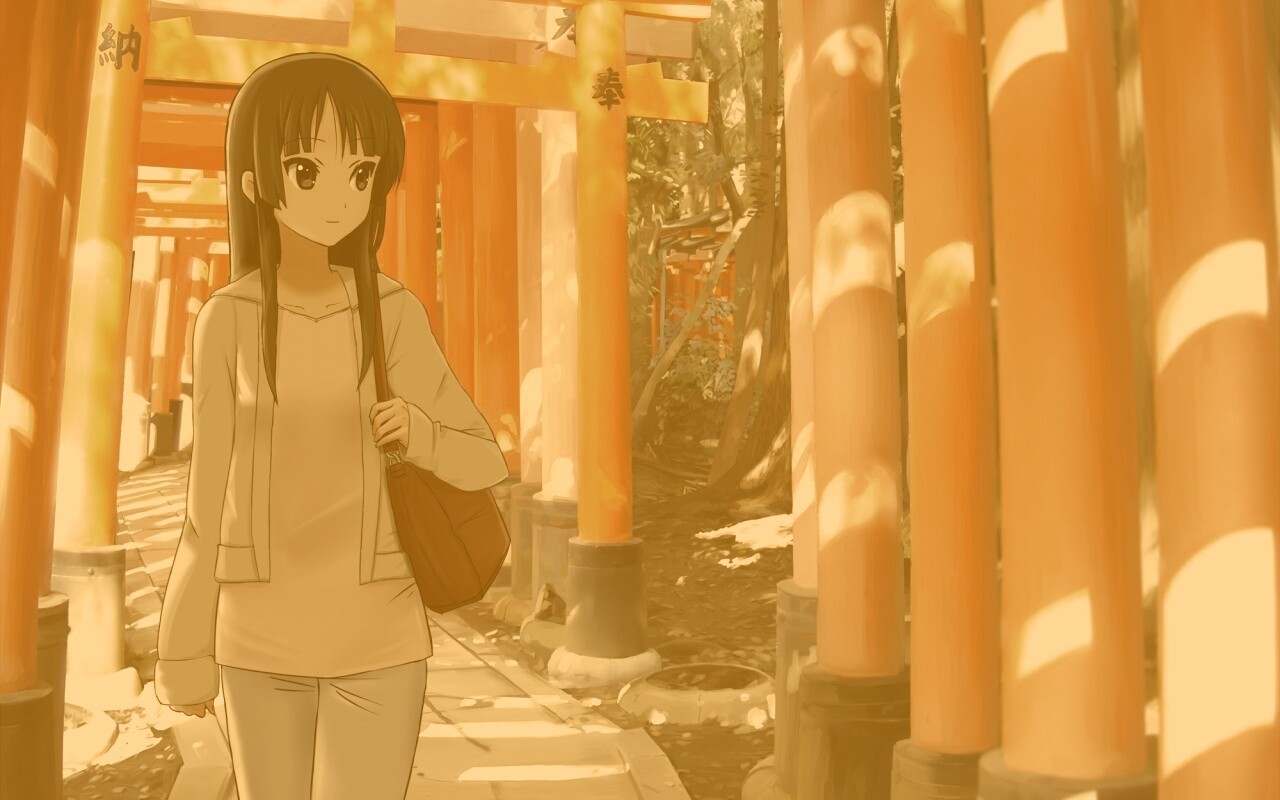 Акияма Мио обои