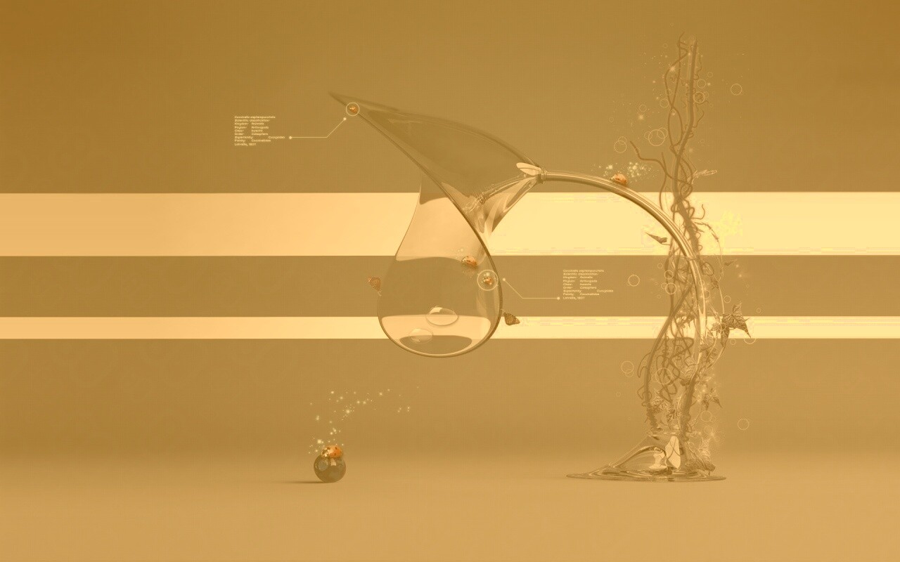 Футуристическая стеклянная лампа обои