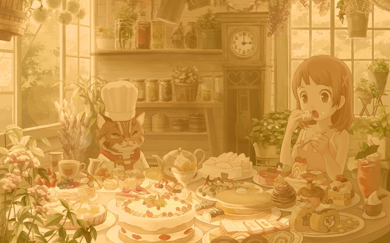 У кота повара обои