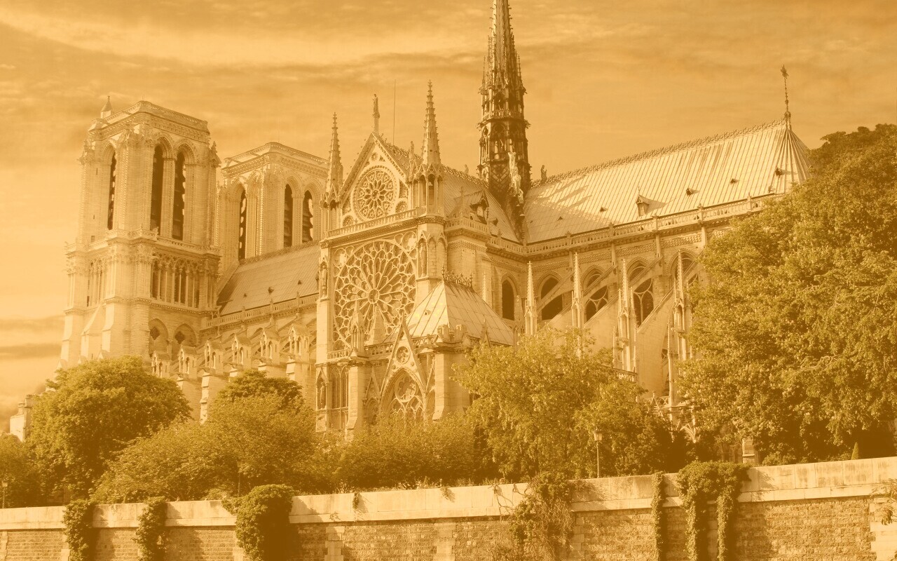 Собор парижской Богоматери обои