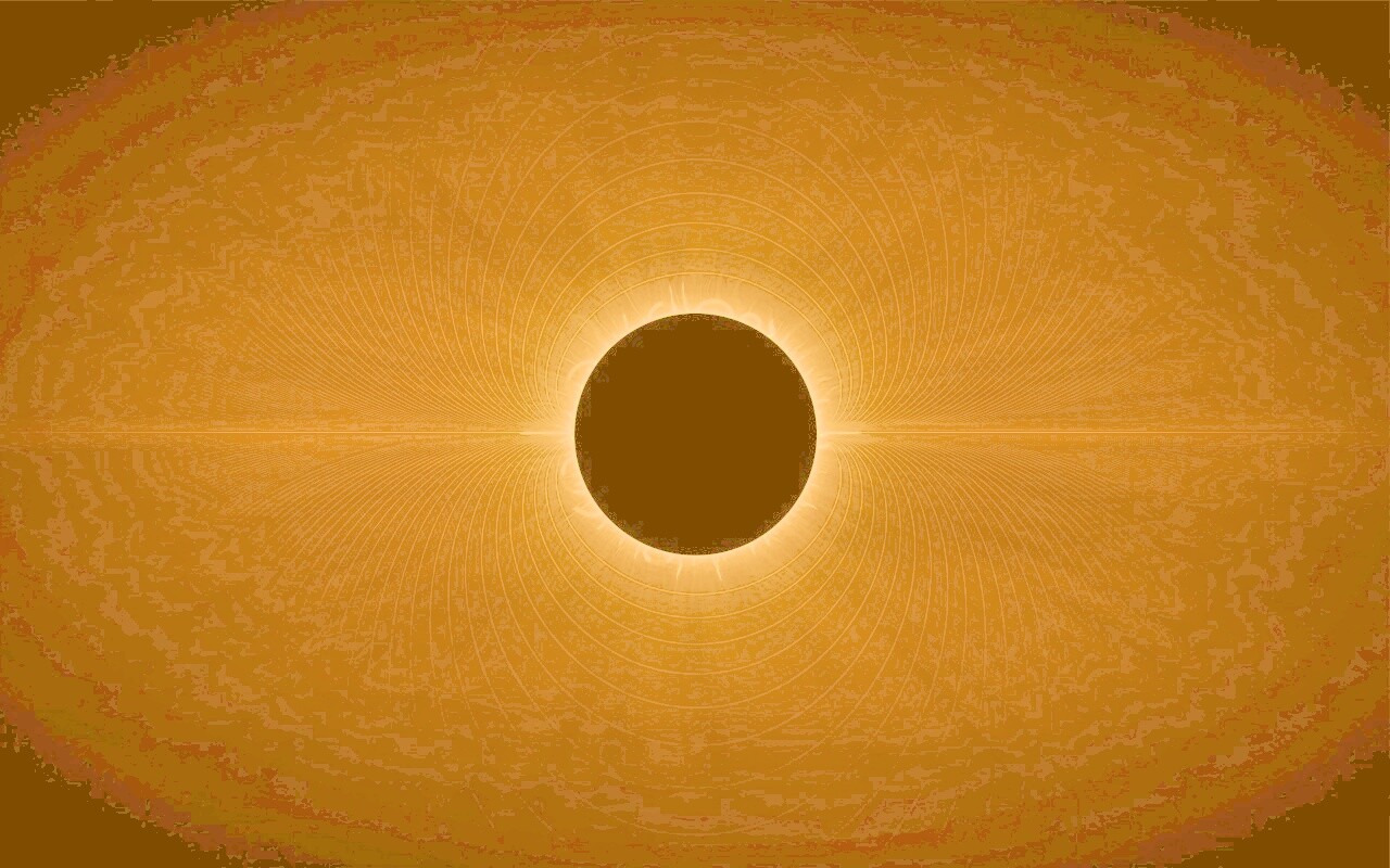 Солнецное затмение обои