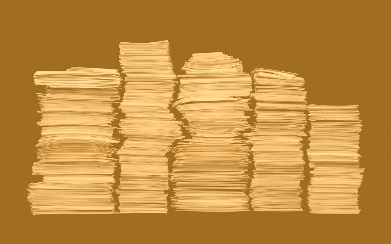 Стопки листов бумаги обои