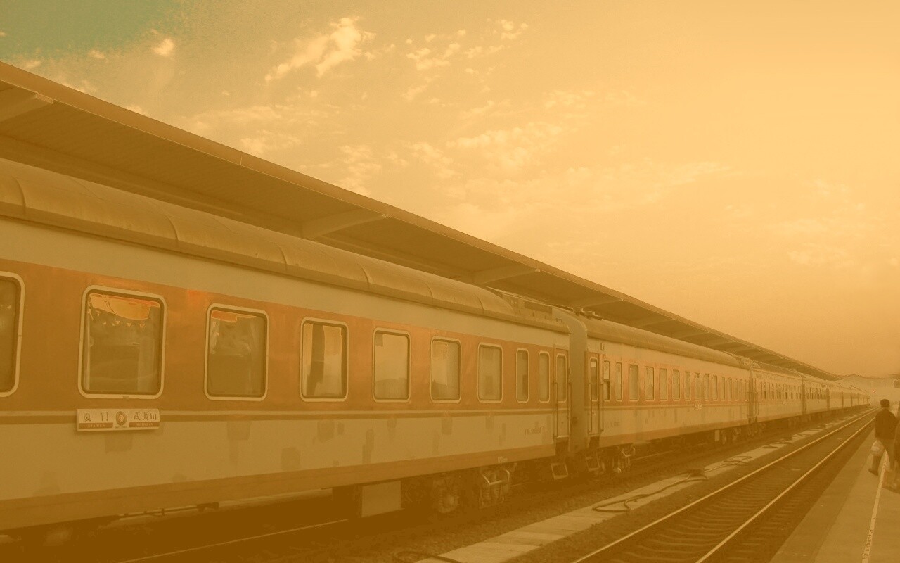 Пассажирский состав обои