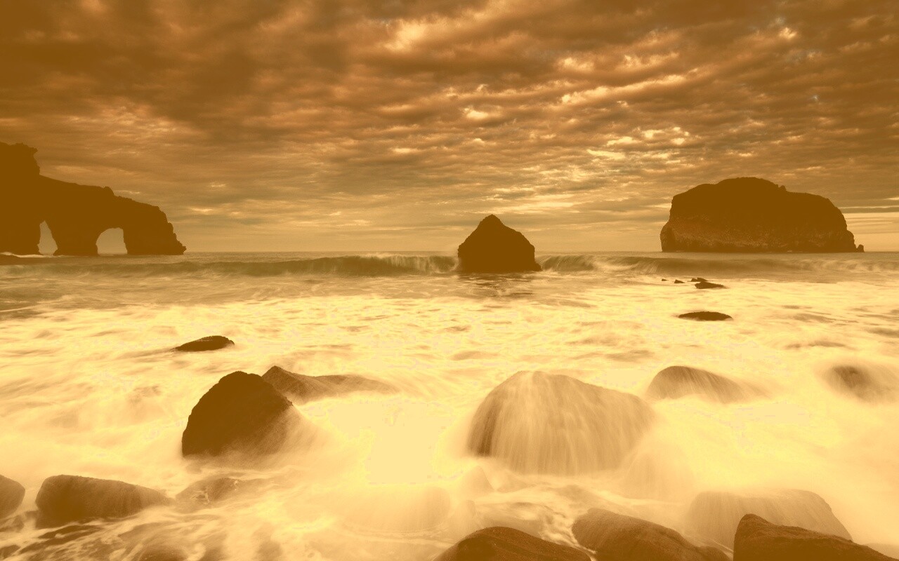 Волнующееся море обои