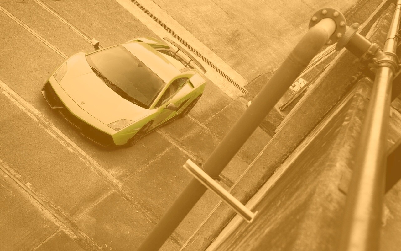 Зелёный Ламбо обои