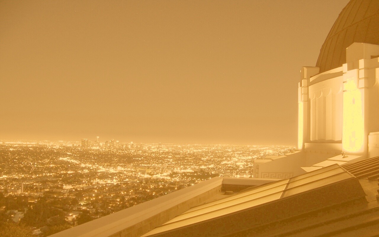 Вид на город обои