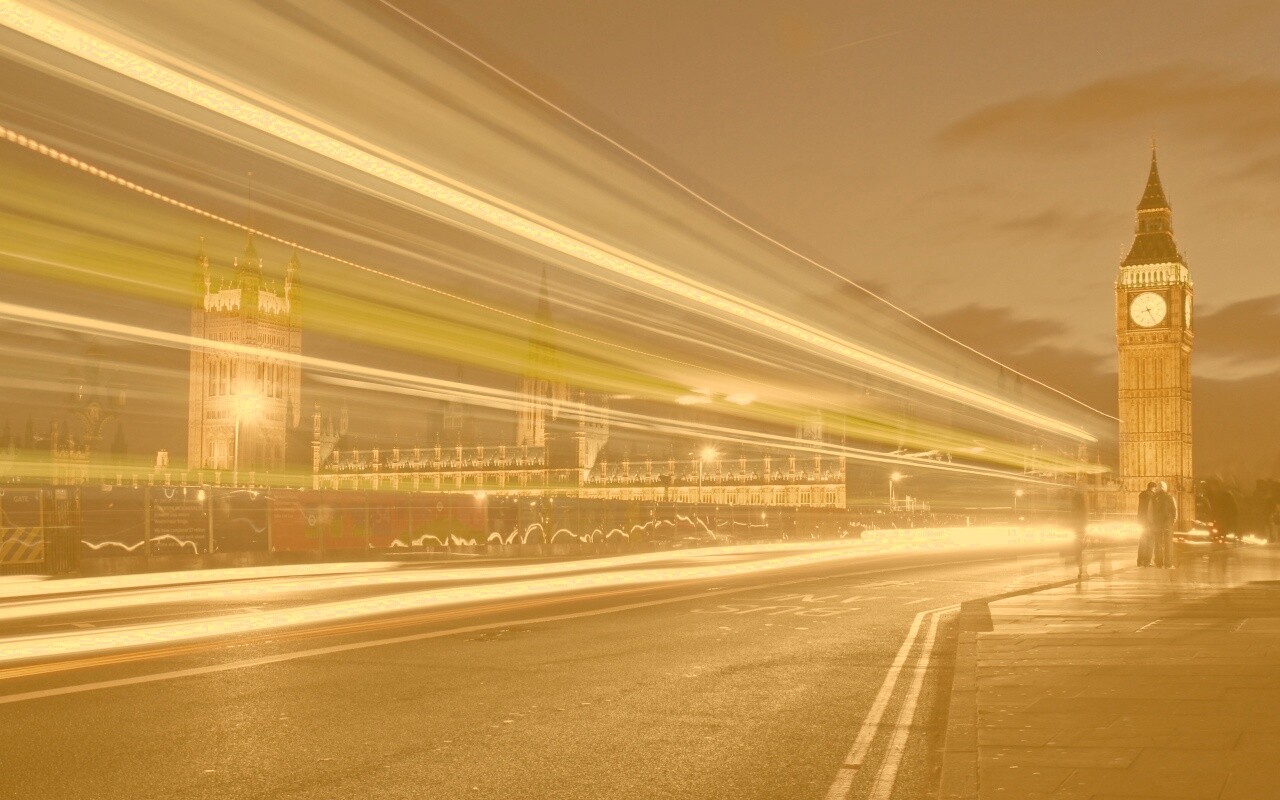 Лондон в движении обои