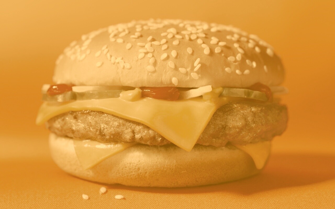 Сочный чизбургер обои