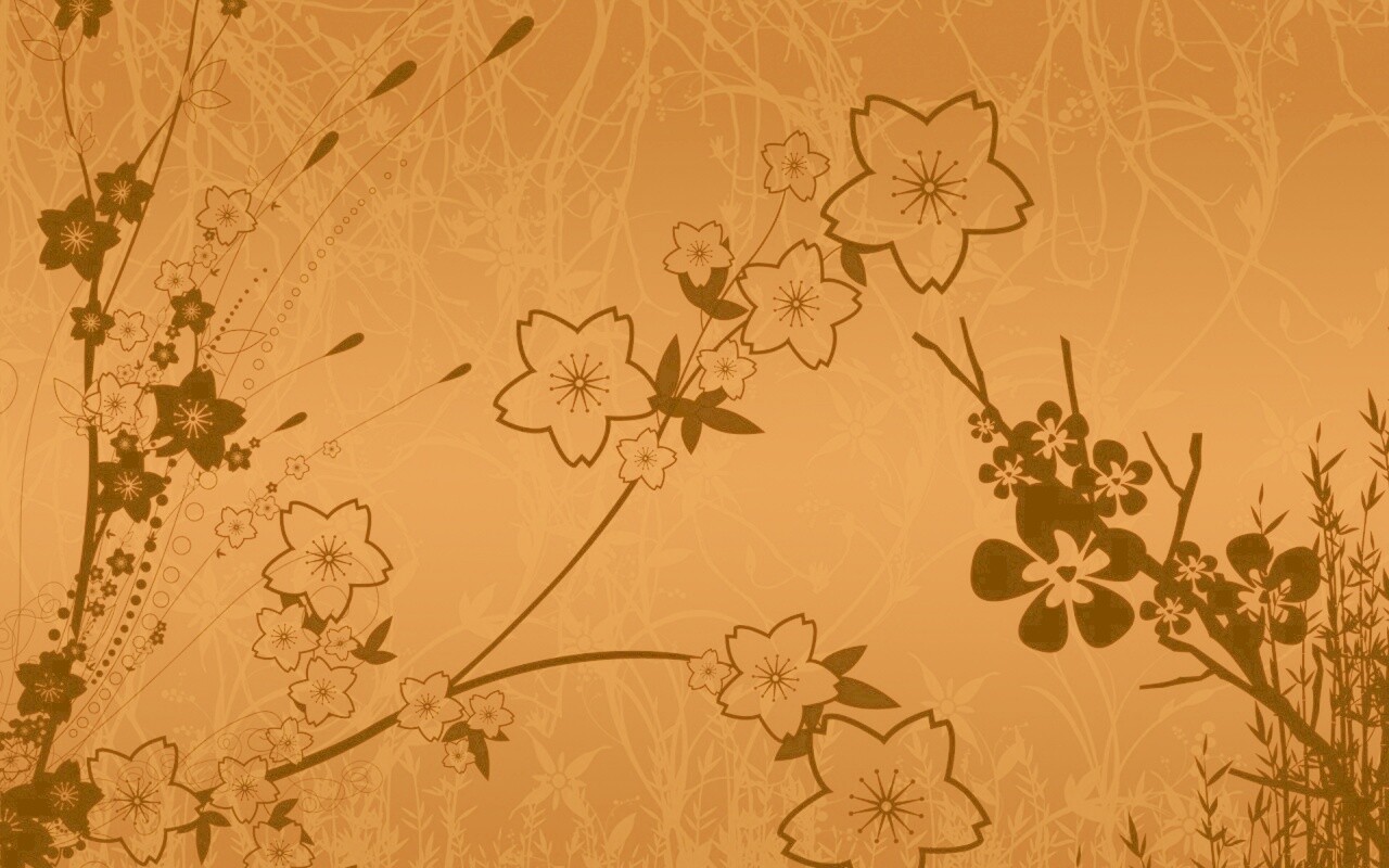 Цветы в векторе обои