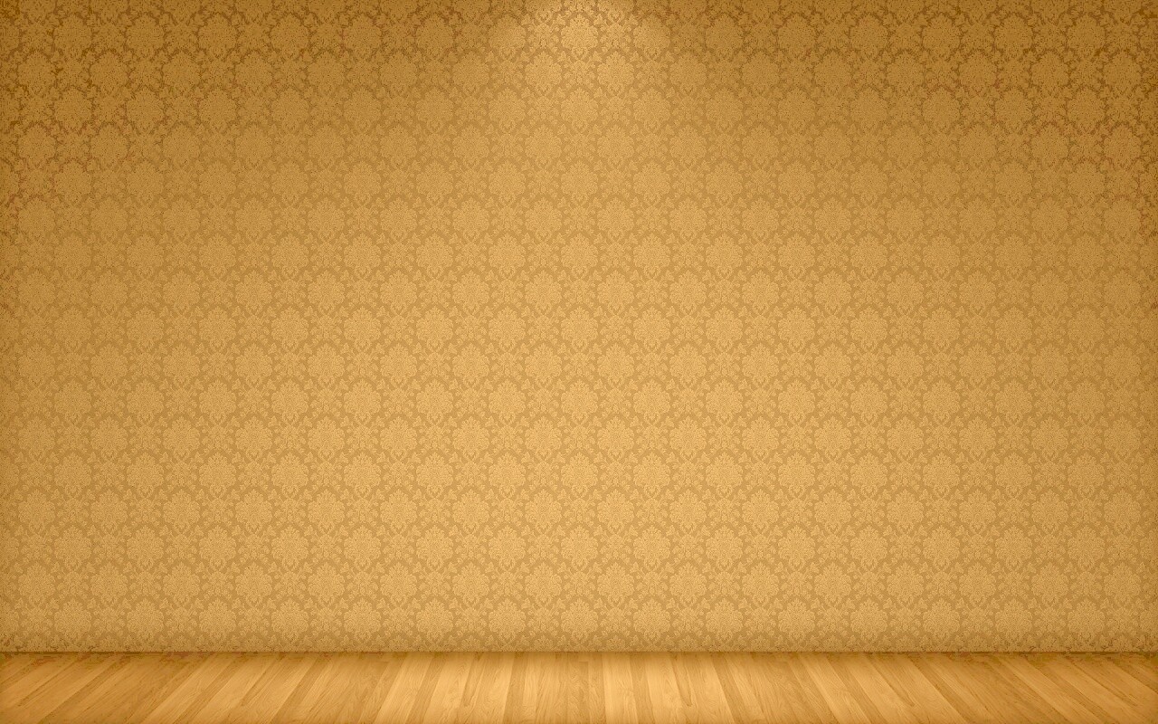 Комната с узорными обоями обои