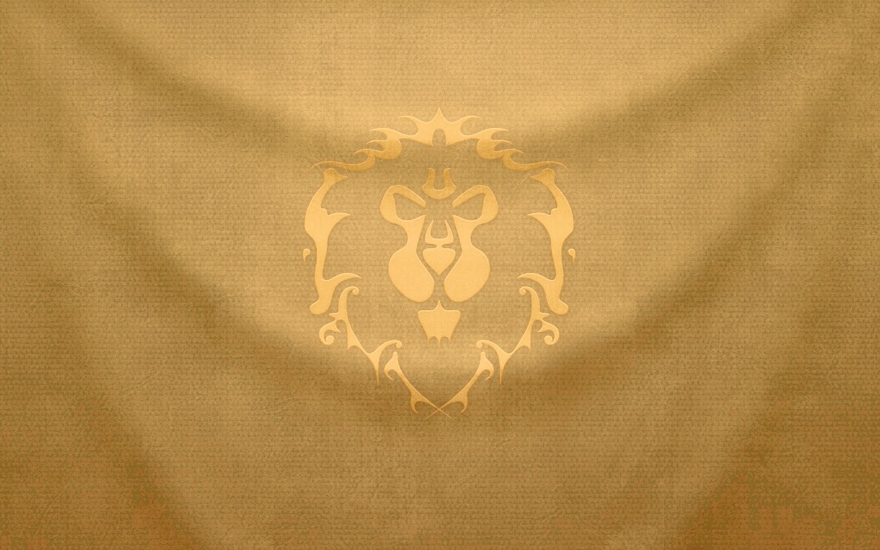 Флаг Альянса из World of Warcraft обои