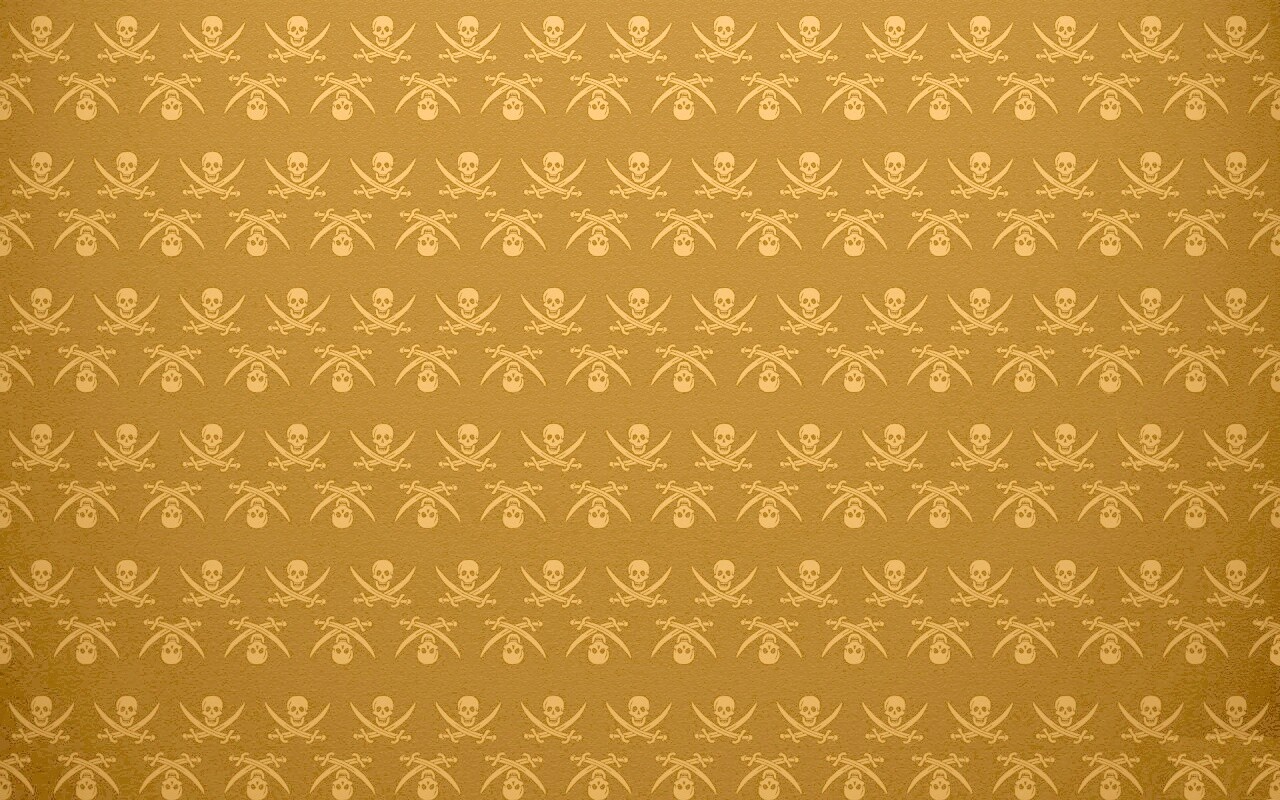 Череп и кости, пиратская тематика обои