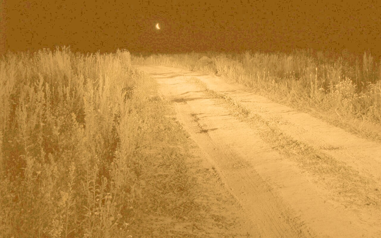 Ночная дорога обои