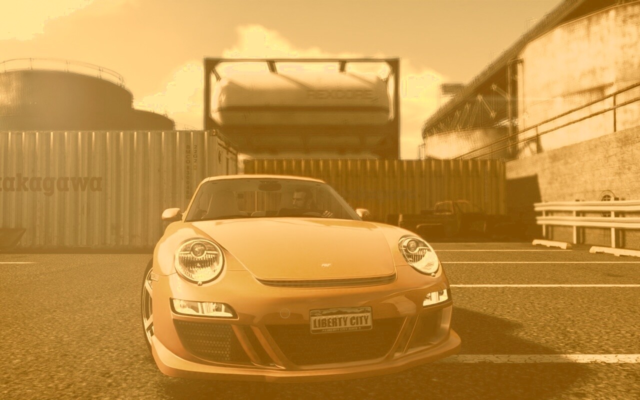 Порше из GTA4 обои