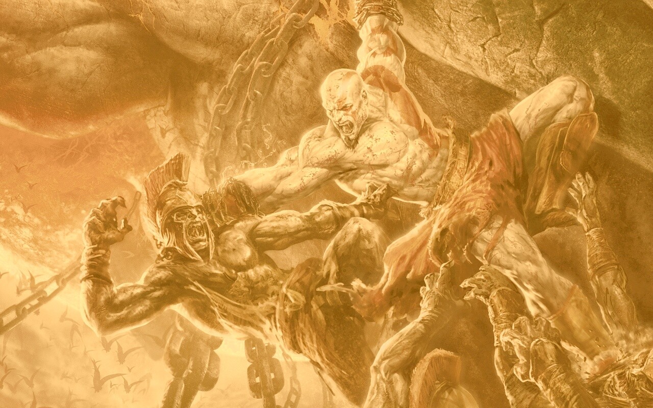 Бог войны обои