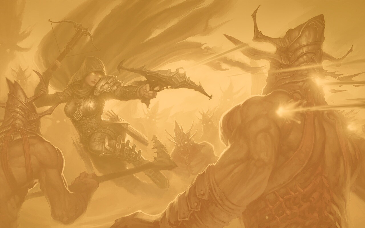 Охотник на демонов из Diablo 3 обои