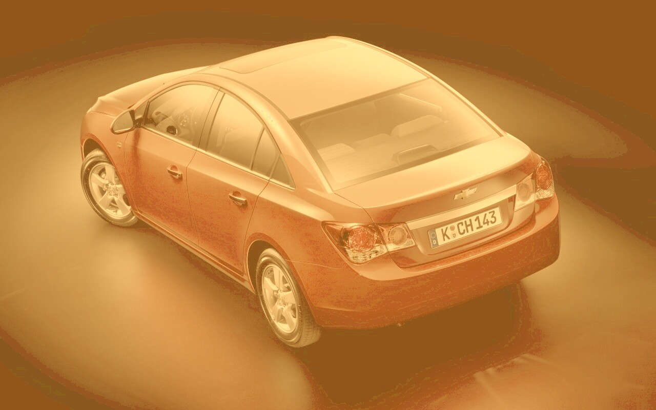 Шевроле Cruze красного цвета обои