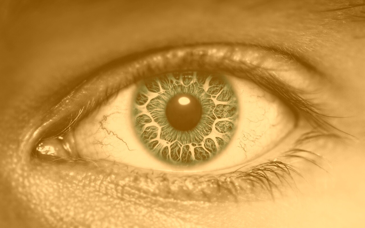 Бирюзовый глаз обои