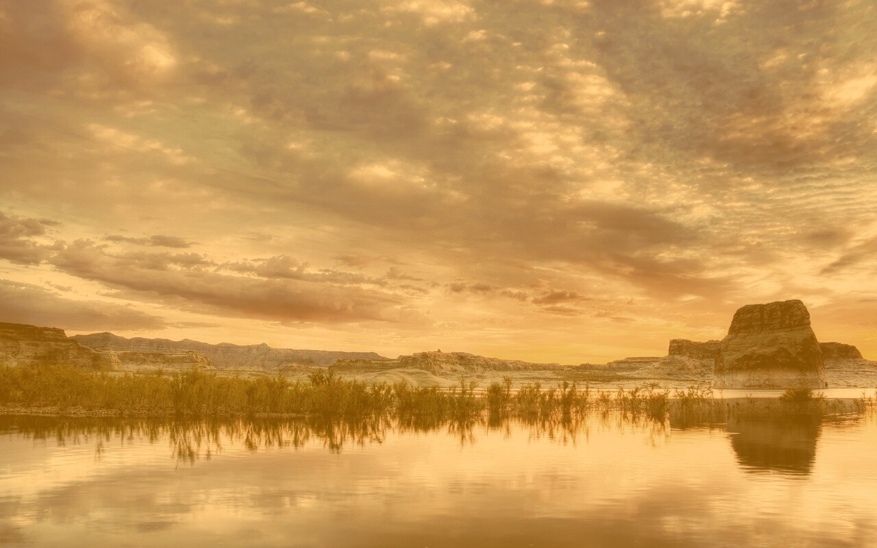 Горное озеро обои