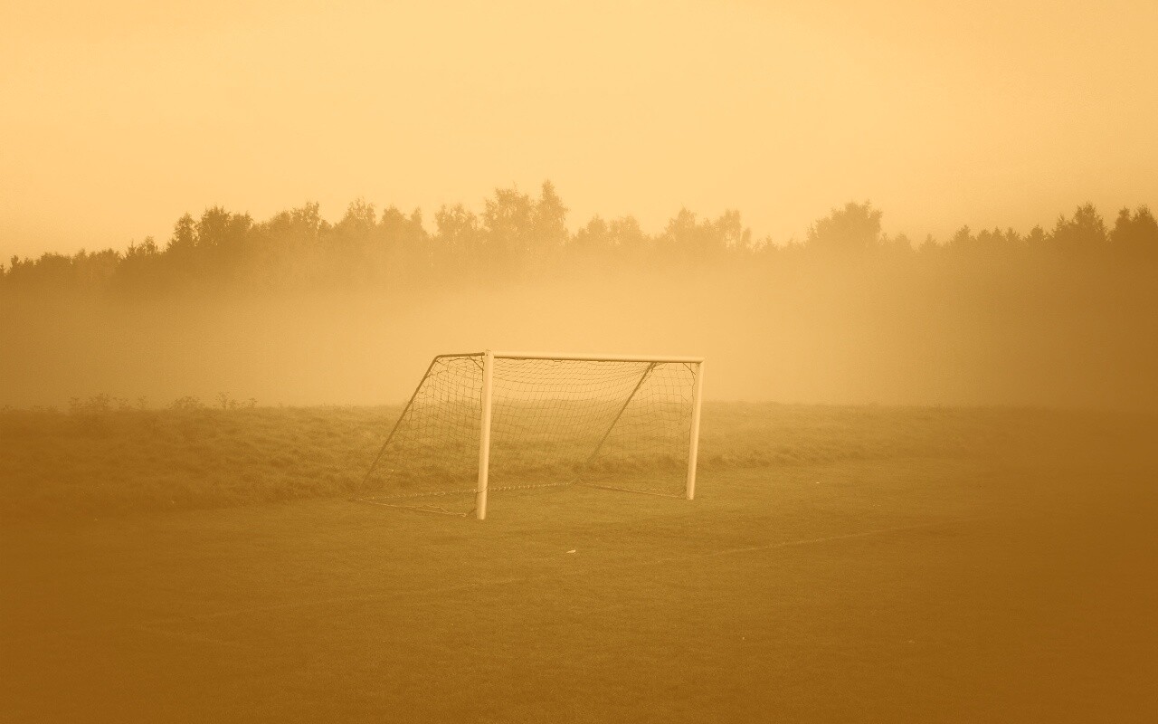 Футбольные ворота обои
