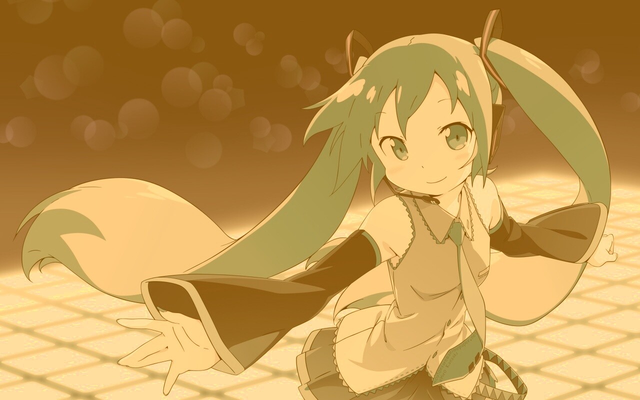 Манга с Хатсуне Мику обои