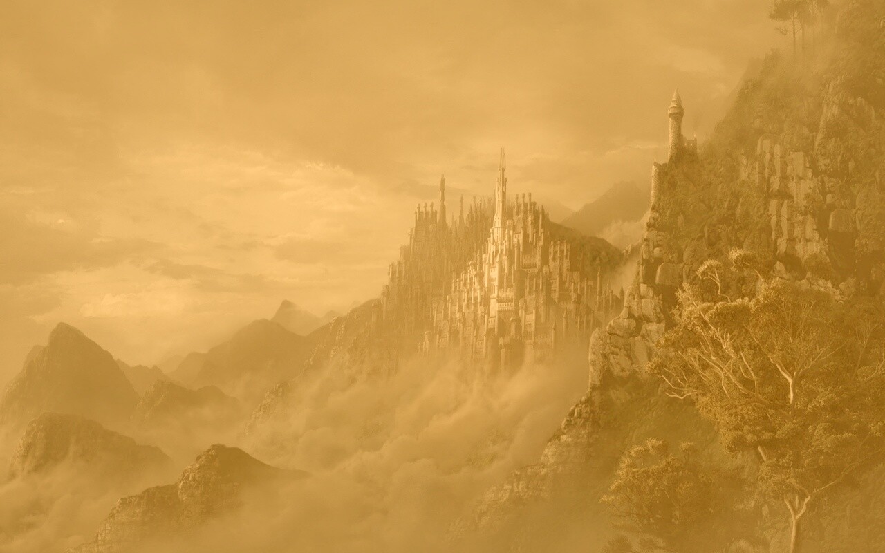 Сказочный город обои