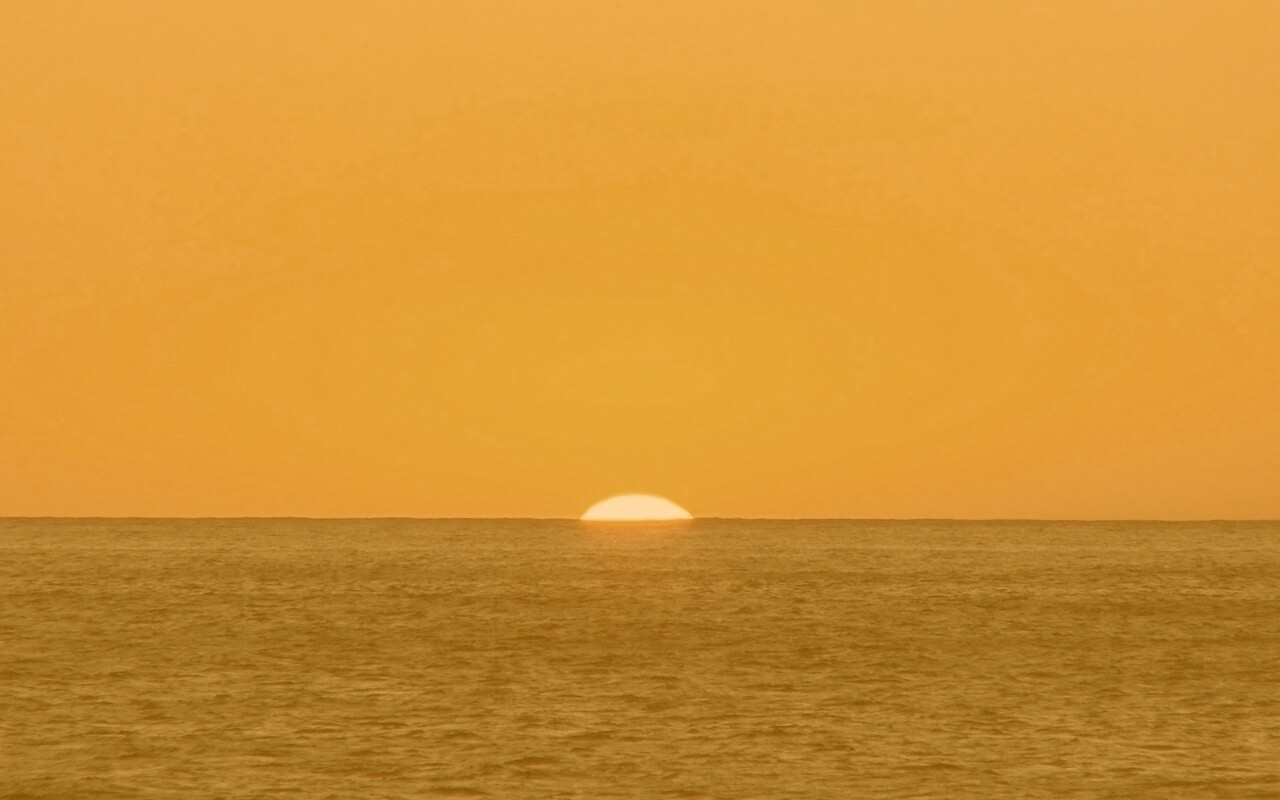 Идеальный закат обои