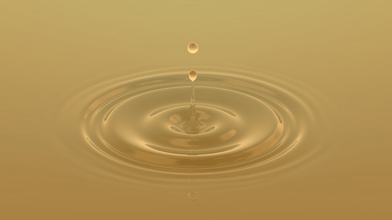 Упавшая капля обои