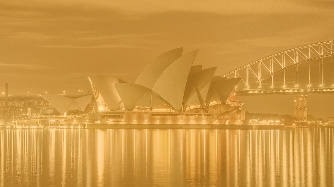 Здание оперы в Сиднее обои