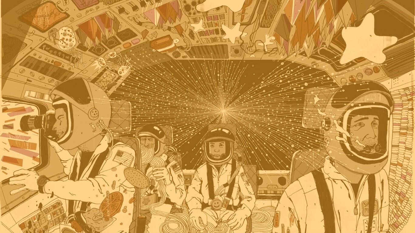 Упоротые космонавты обои