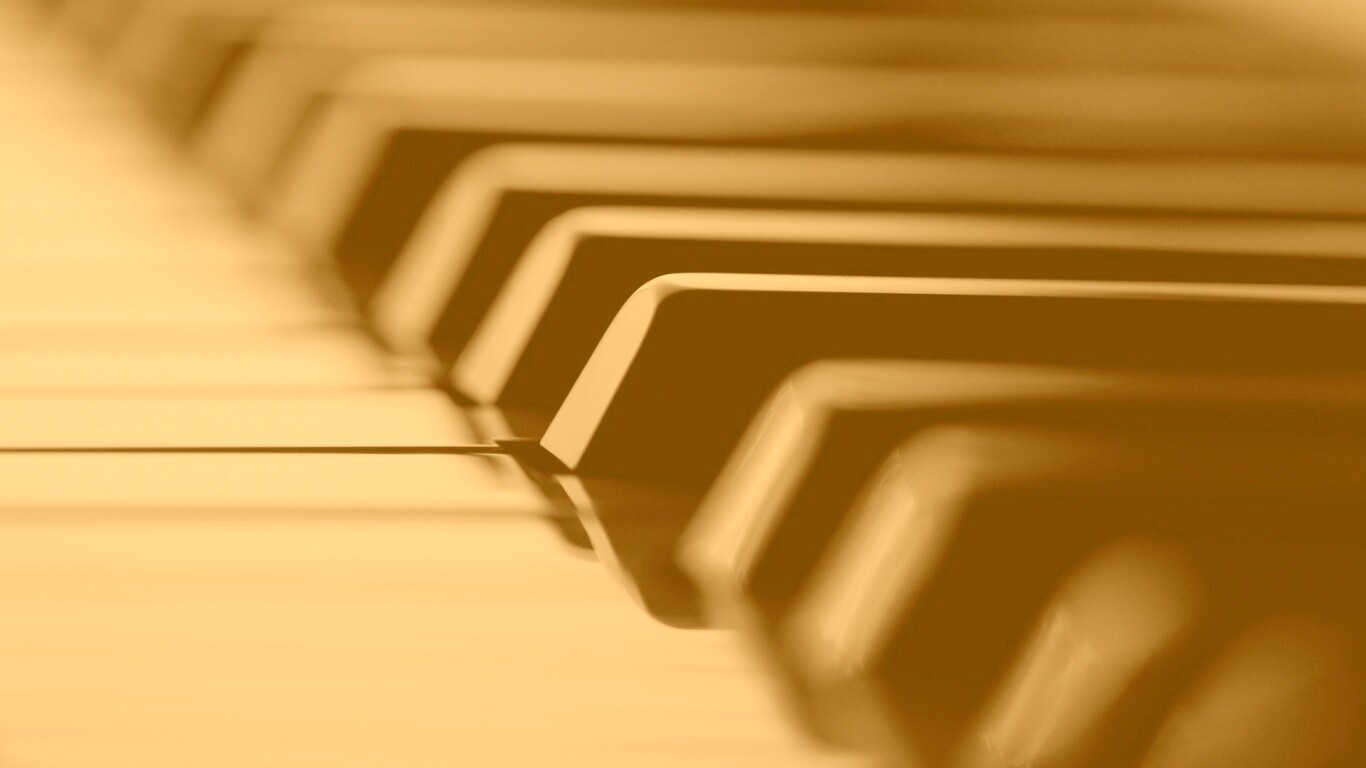 Клавиши  рояля обои