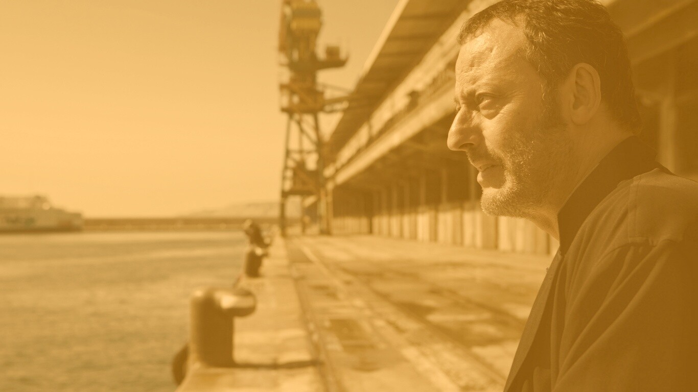 Жан Рено в порту обои