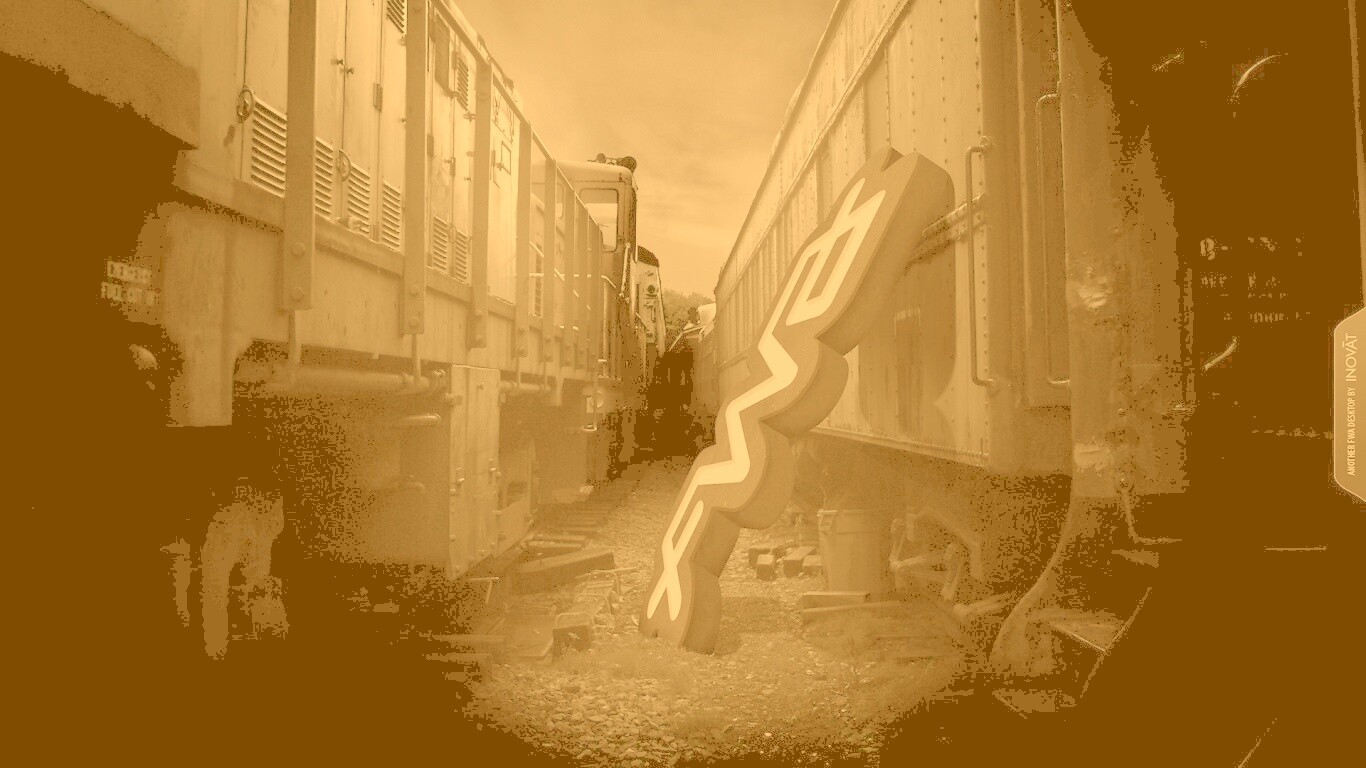 Упавшая вывеска обои