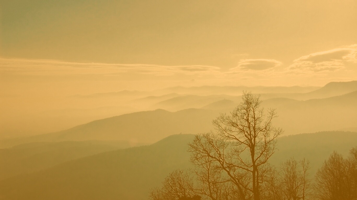 Голубые горы обои