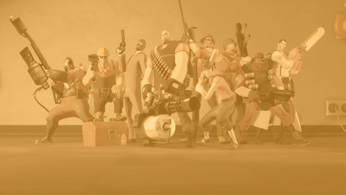 Герои игры Team Fortress 2 обои