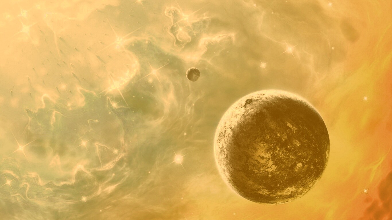 Каменный шар обои