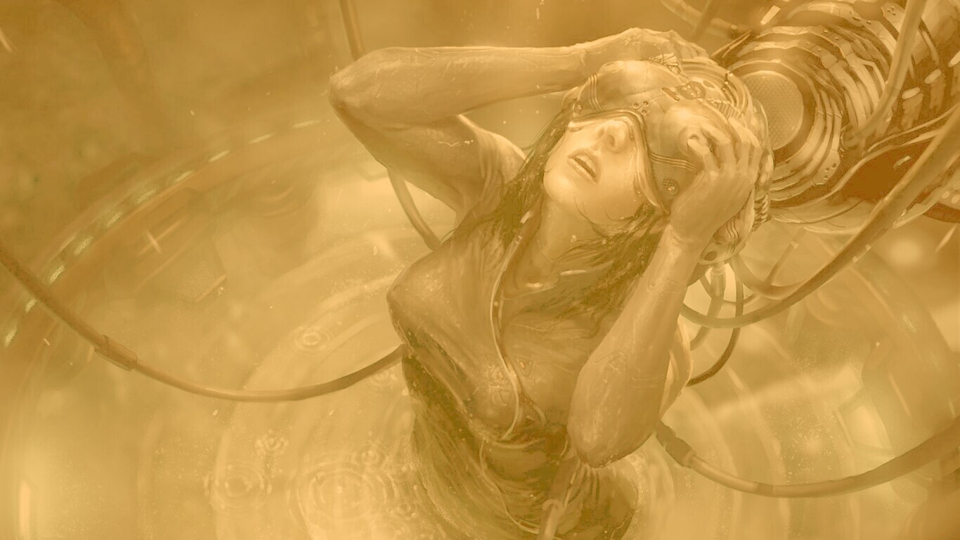 Подключенная к матрице обои