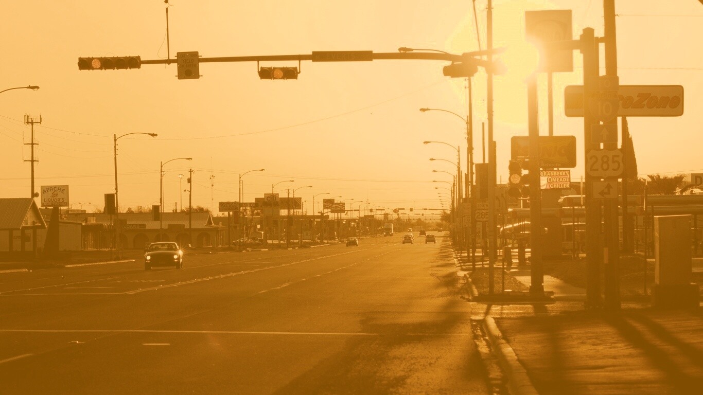 Закат в Лос Анджелесе обои