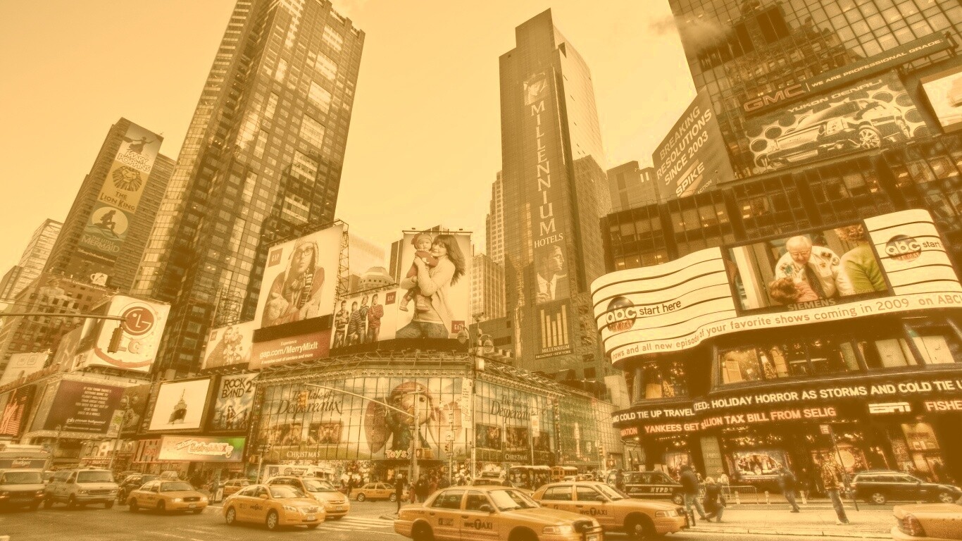 Улицы Нью-Йорка обои