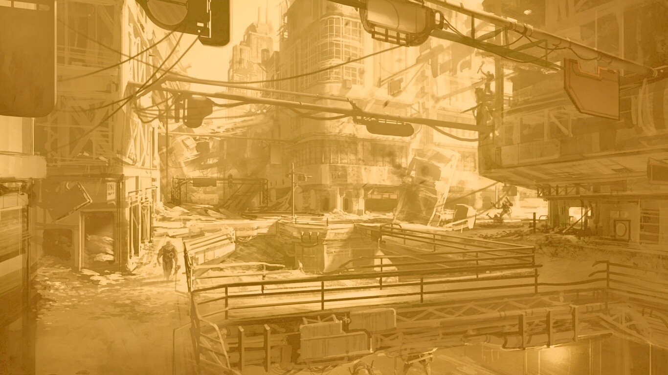 Локация из Fallout 3 обои