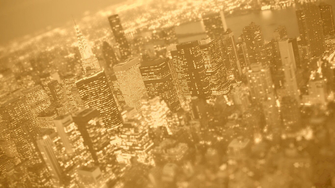 Ночной Нью-Йорк обои