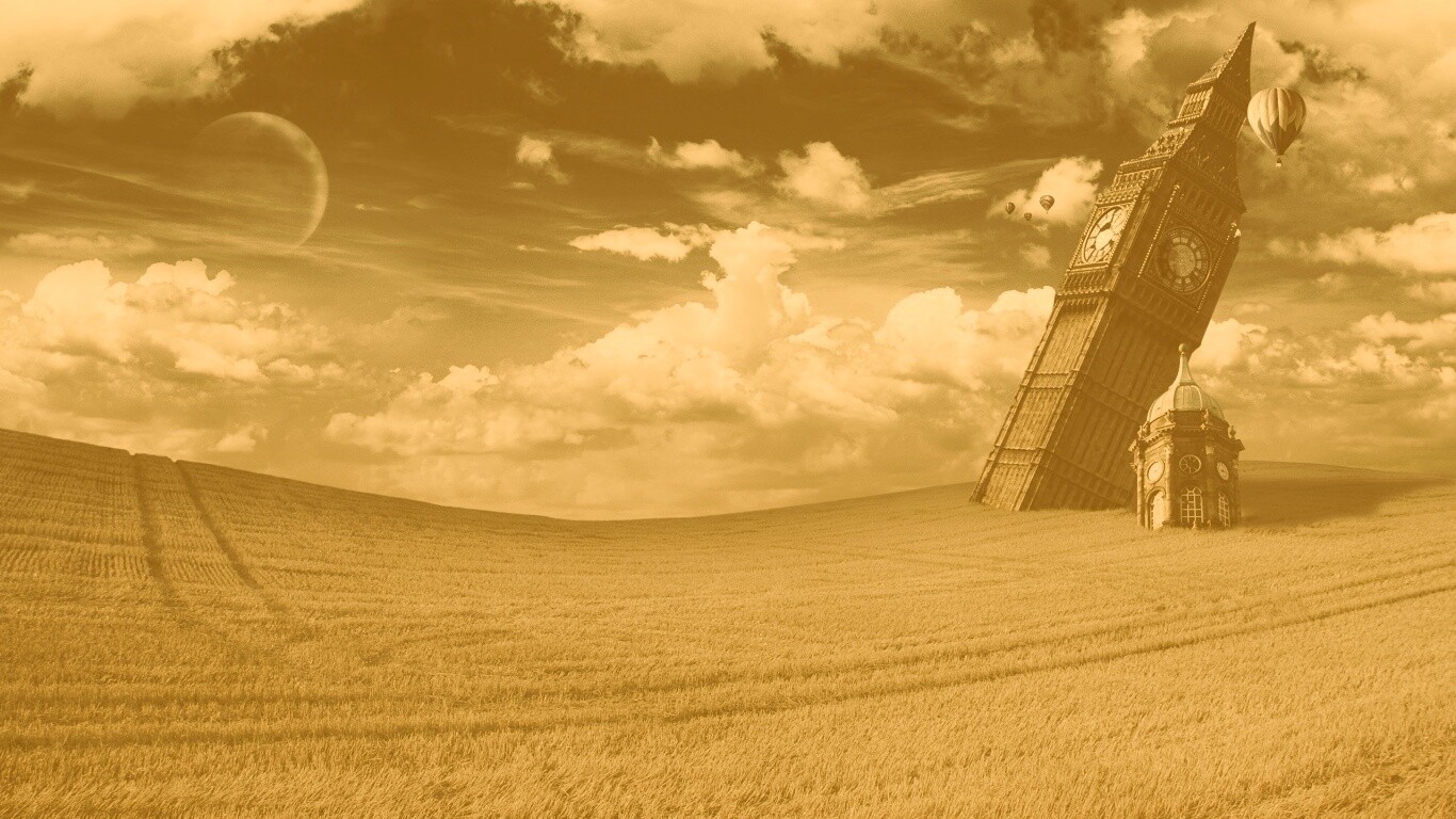 Лондон через тысячи лет обои